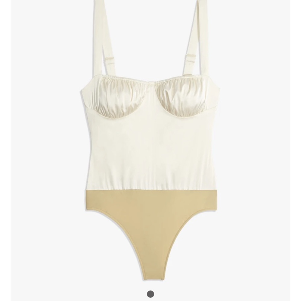 Danielle Berstein Corset Bodysuit Ivory Size 4